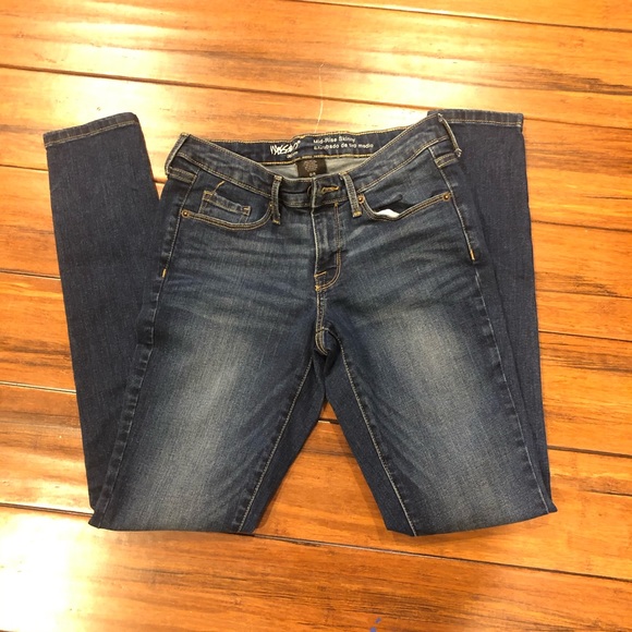Mid Rise Skinny Jeans Mossimo - Picture 1 of 3